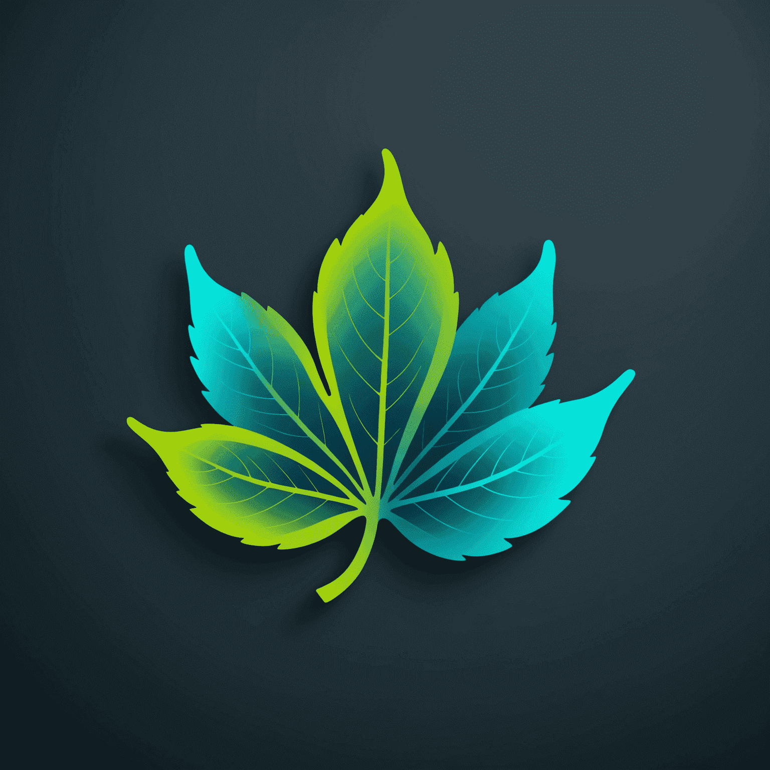 VitaGlow logo: A vibrant teal and lime gradient text with a stylized leaf icon
