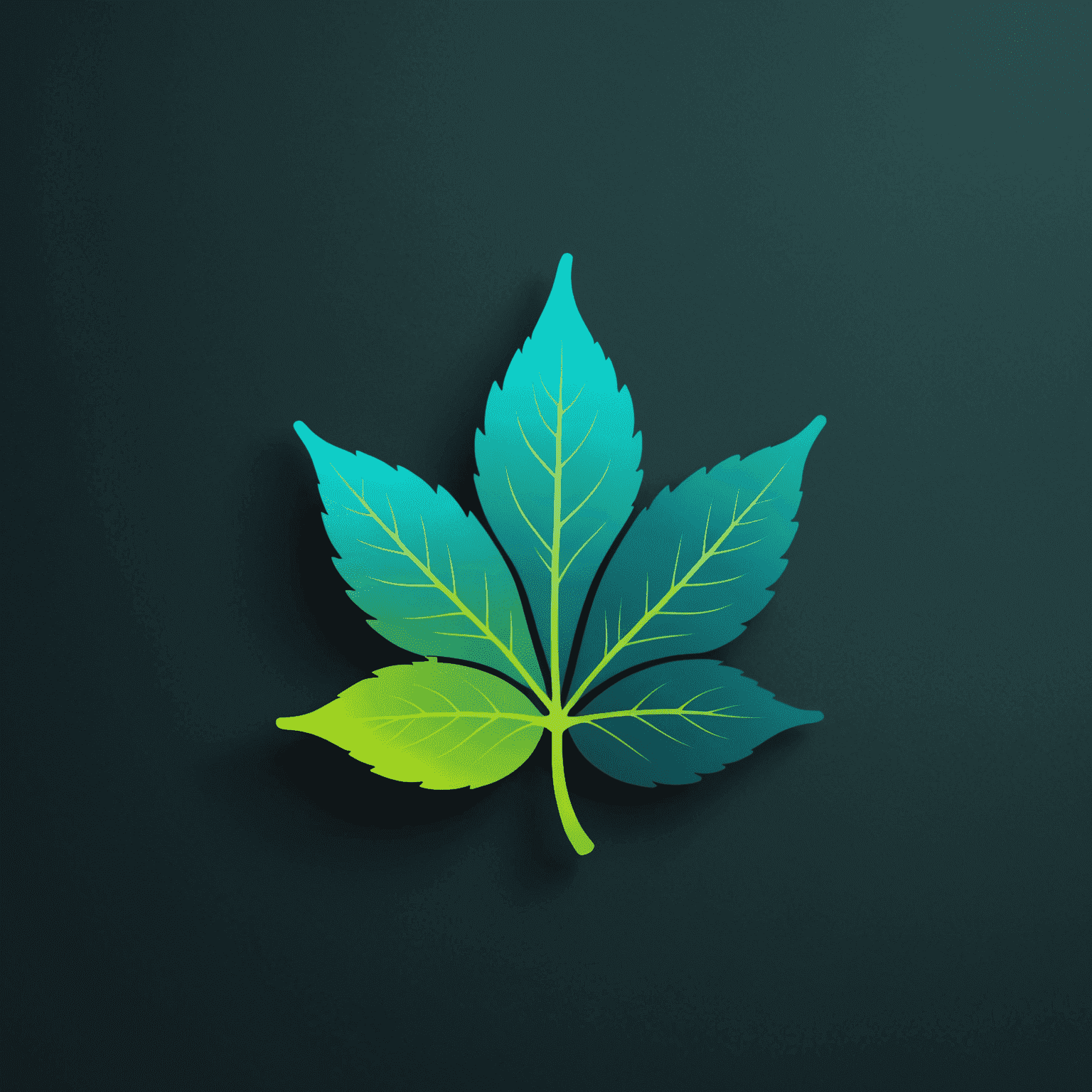 VitaGlow logo: A vibrant teal and lime gradient text with a stylized leaf icon