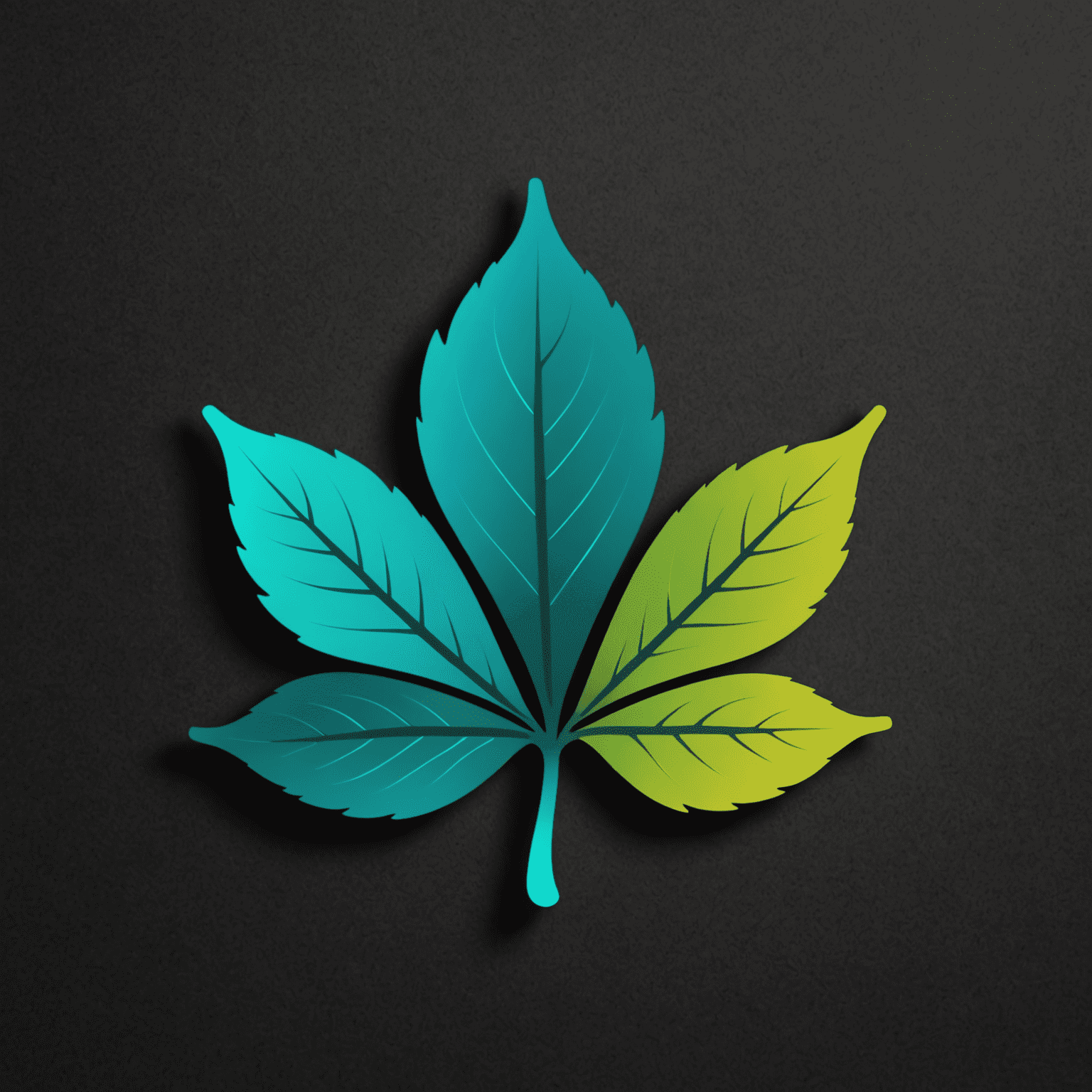 VitaGlow logo: A vibrant teal and lime gradient text with a stylized leaf icon